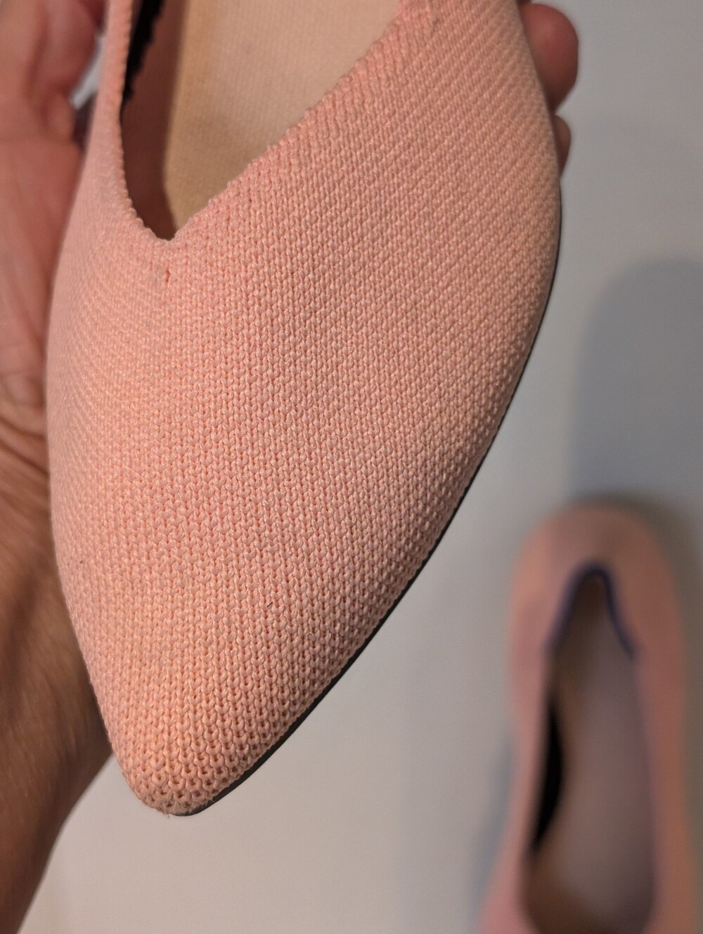 Rothys Pink Pointed Toe Flats Sz 9 - Picture 7 of 16